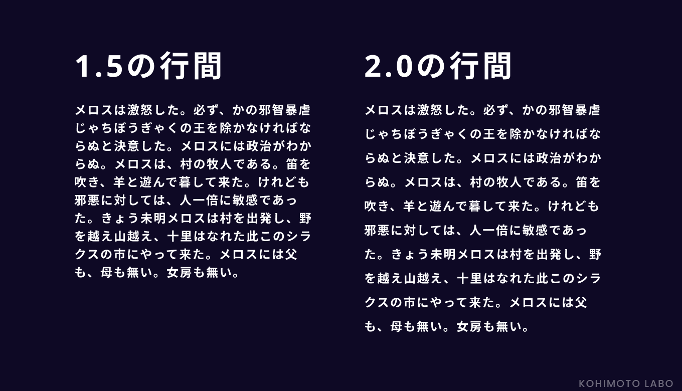 現役デザイナー直伝！パワポ資料作りの際にキレイにまとめる簡単なポイント　行間