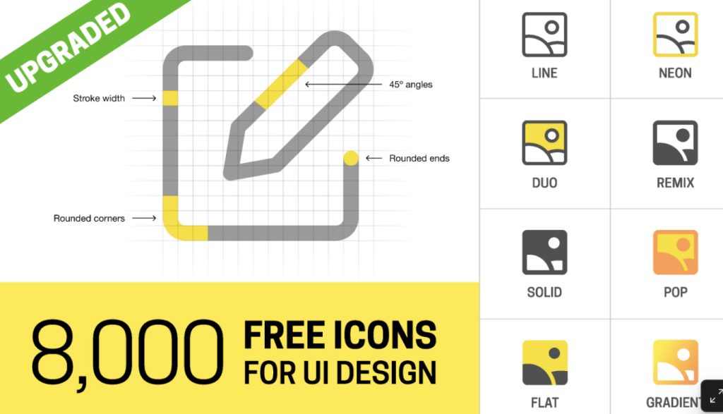 8,000 Free Icons - Open Source Icon set (Community) | お勧めFigmaコミュニティファイル10選